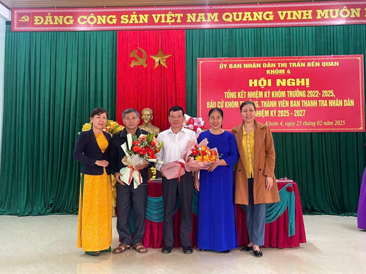 TT Bến Quan: Tổ chức thành công ngày Hội bầu cử khóm trưởng nhiệm kỳ 2025 - 2027.