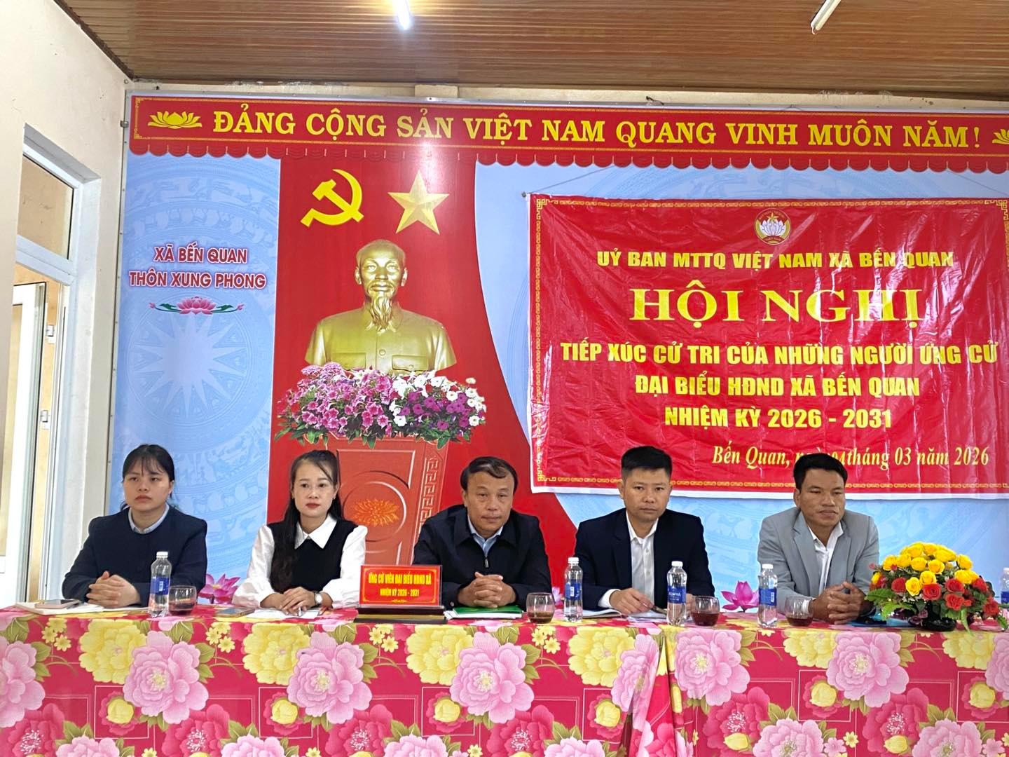 Dân chủ, trách nhiệm trong tiếp xúc cử tri vận động bầu cử HĐND tại đơn vị bầu cử số 1 và số 5