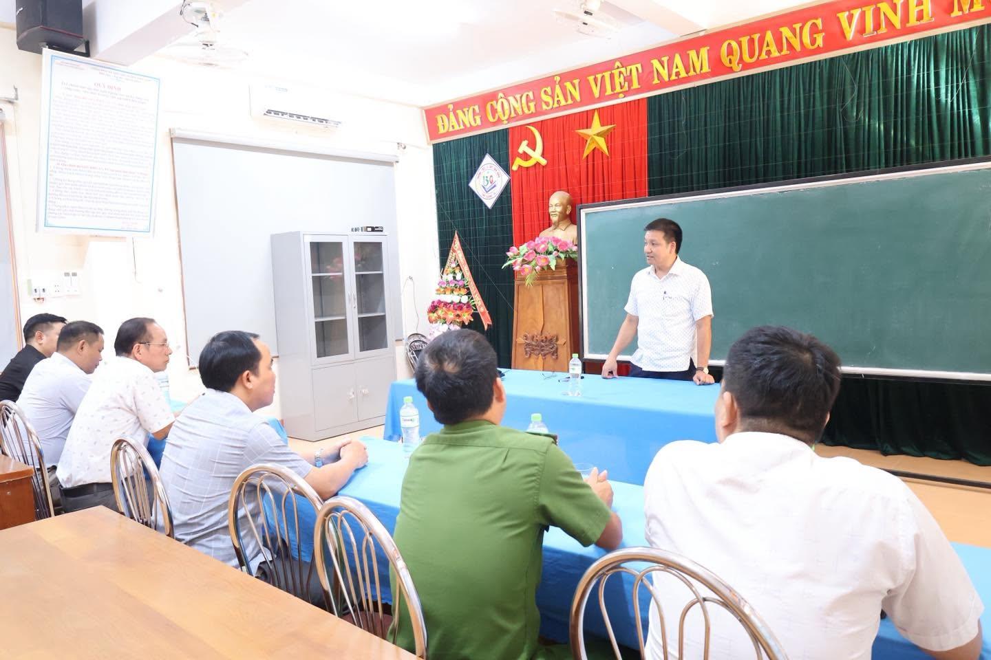 XÃ BẾN QUAN KIỂM TRA CÔNG TÁC CHUẨN BỊ KỲ THI TỐT NGHIỆP THPT NĂM 2026 TẠI ĐIỂM THI TRƯỜNG THCS&THPT BẾN QUAN