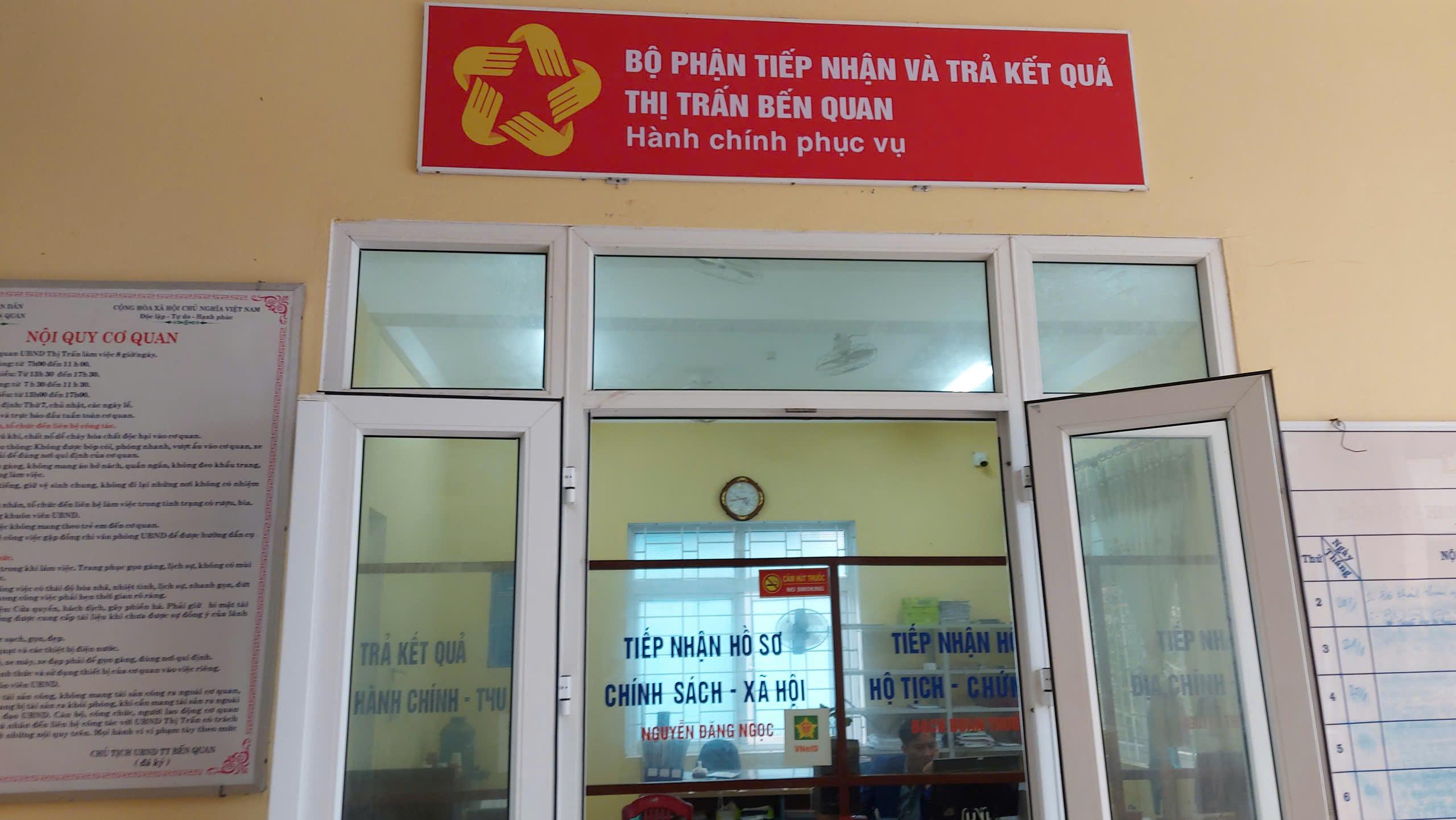 TT Bến Quan triển khai kế hoạch cải cách hành chính năm 2025