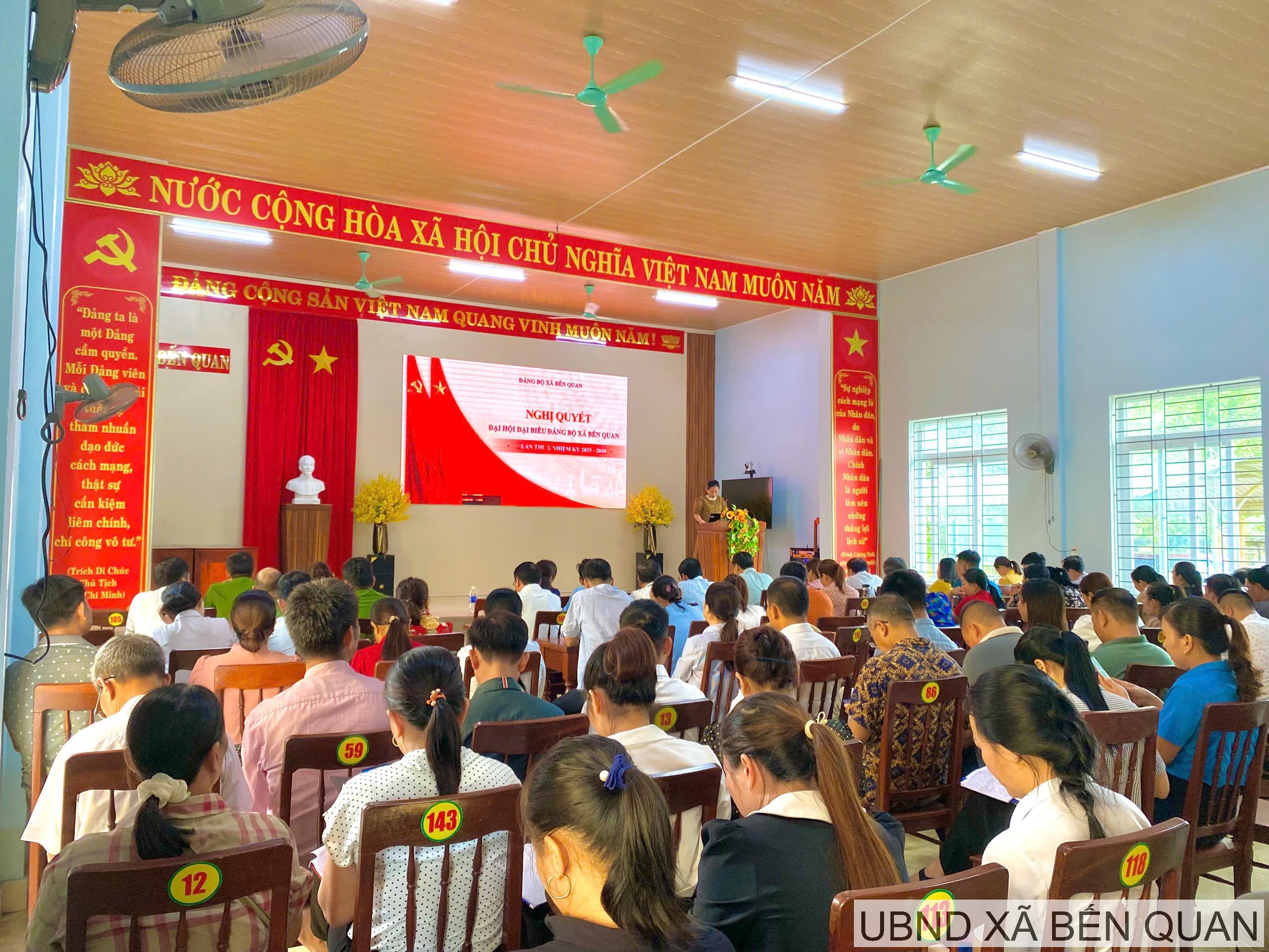 Bến Quan triển khai Nghị quyết Đại hội Đảng bộ tỉnh và Đảng bộ xã nhiệm kỳ 2025- 2030