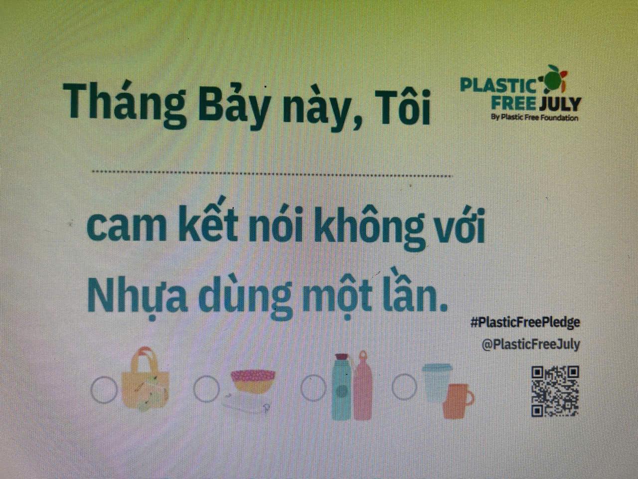 UBND xã Bến Quan phát động chương trình “Tháng 7 không nhựa sử dụng một lần” tiến tới vì một tương lai không rác thải nhựa.