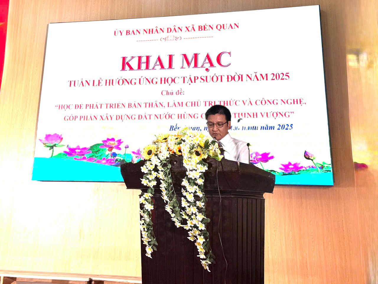 📚 XÃ BẾN QUAN TỔ CHỨC LỄ KHAI MẠC TUẦN LỄ HƯỞNG ỨNG HỌC TẬP SUỐT ĐỜI NĂM 2025