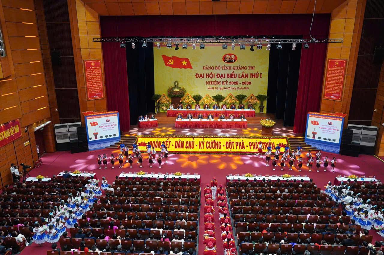 KHAI MẠC ĐẠI HỘI ĐẠI BIỂU ĐẢNG BỘ TỈNH QUẢNG TRỊ LẦN THỨ I, NHIỆM KỲ 2025-2030